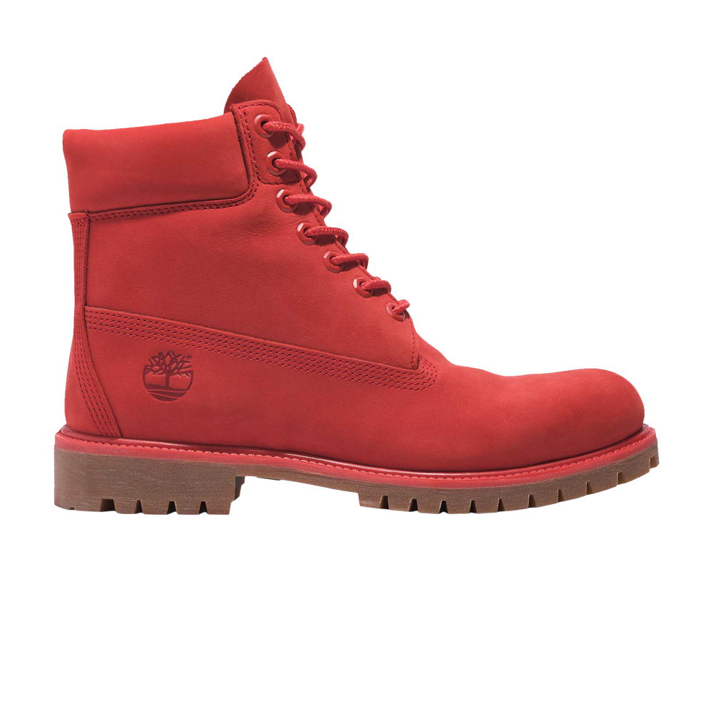 حذاء Timberland Premium مقاس 6 بوصات، أحمر