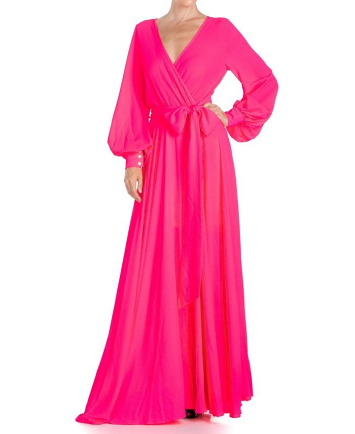 Women's maxi dress LilyPad Meghan Los Angeles, pink