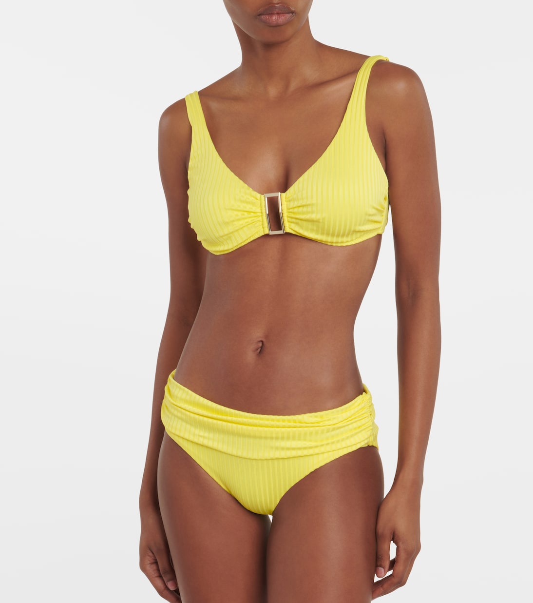 Bel air Melissa Odabash bikini top, yellow