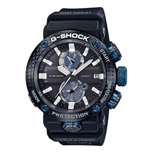 CASIO G-Shock Gravitymaster 'Black' watch, blue