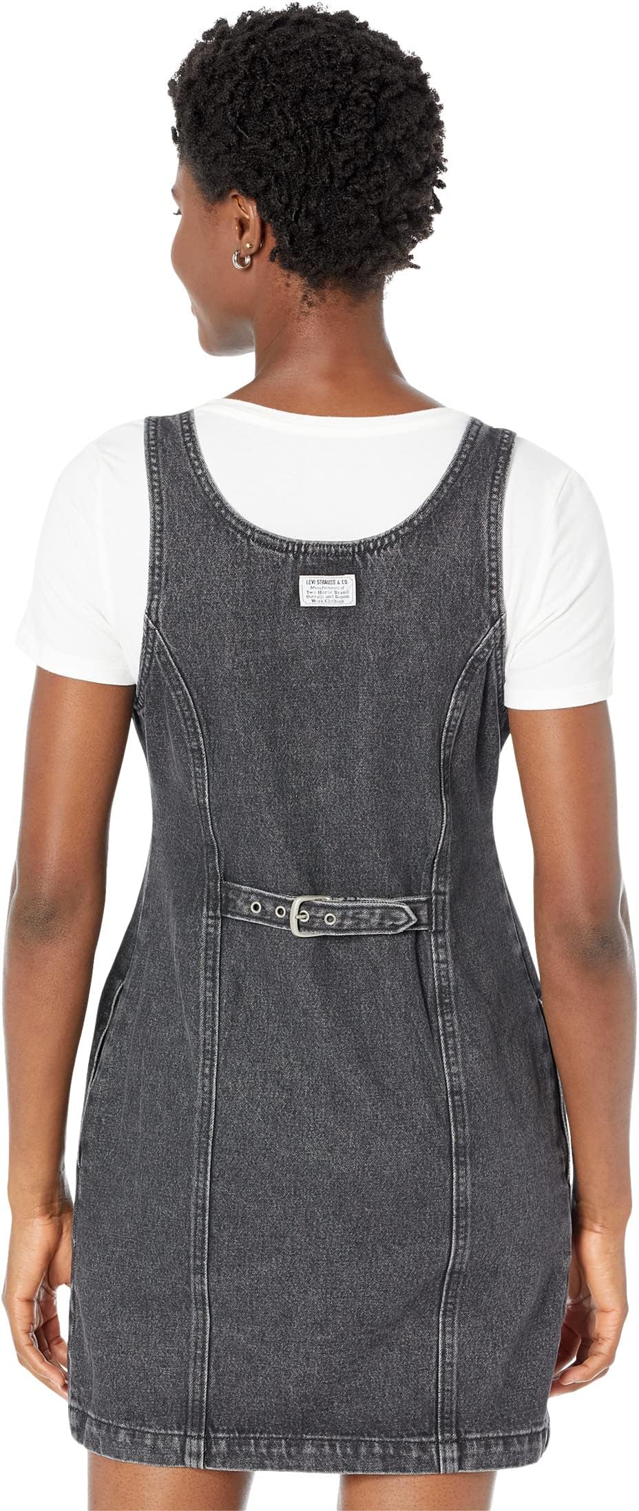 Tuli Levi's Denim Mini Dress in Black Stonewash