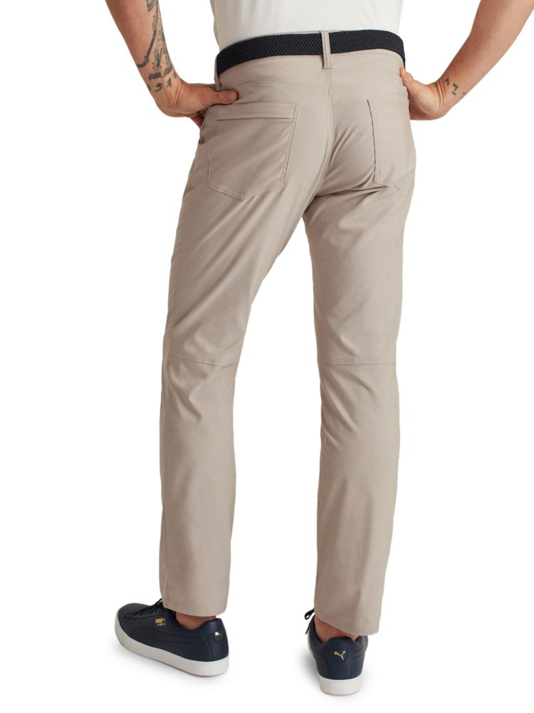 Bonobos Plain Flat Front Trousers in Khaki Stone