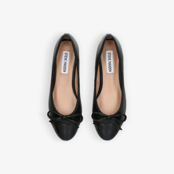 Ellison Leather Shoes 001 Steve Madden Bow, Black