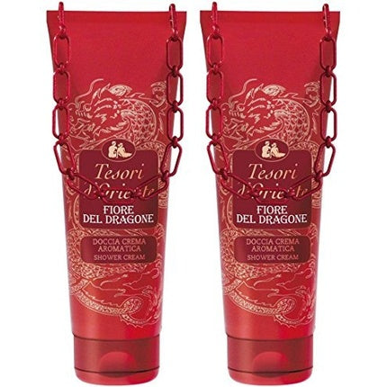 Fiore Del Dragone Shower Cream, 8.45 fl oz (250 ml), Tesori D'Oriente