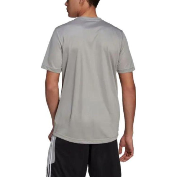 adidas AEROREADY Designed To Move Motion T-shirt 'Mgh Solid Gray White', Gray