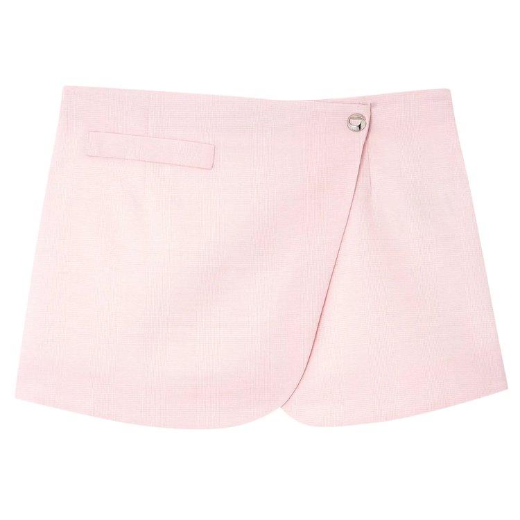 Coperni Tailored Mini Skirt 'Pink/White', pink