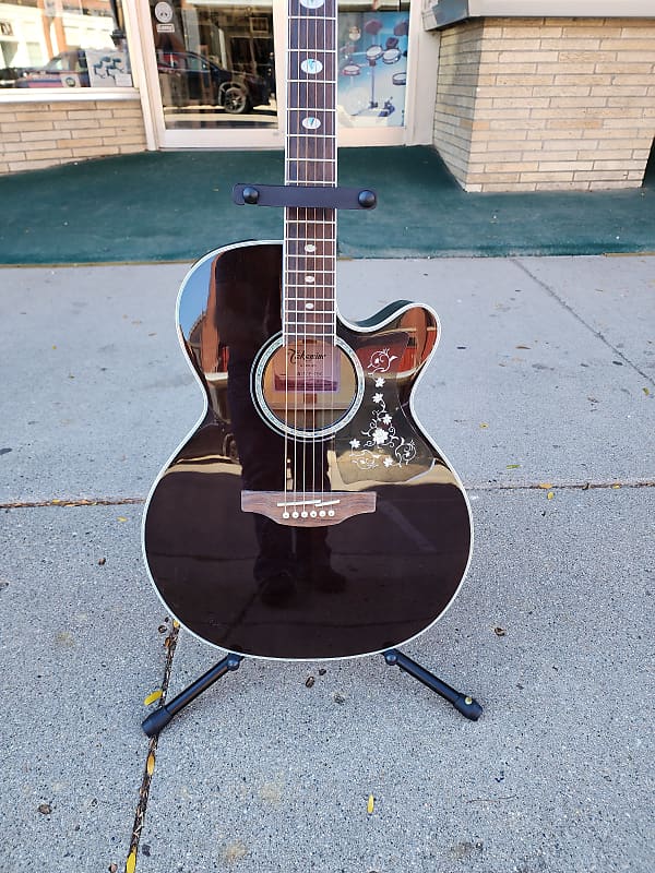 جيتار صوتي/كهربائي Takamine GN75CE TBK G70 Series NEX Cutaway شفاف باللون الأسود