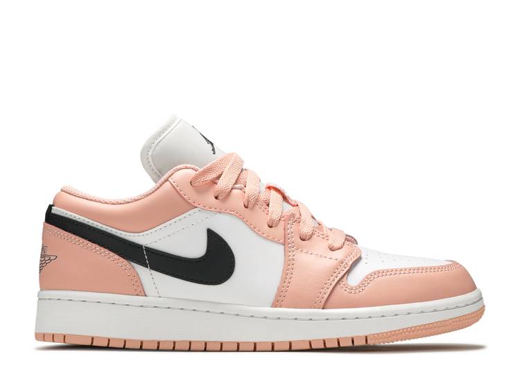 حذاء رياضي AIR JORDAN 1 LOW GS 'LIGHT ARCTIC PINK'، وردي