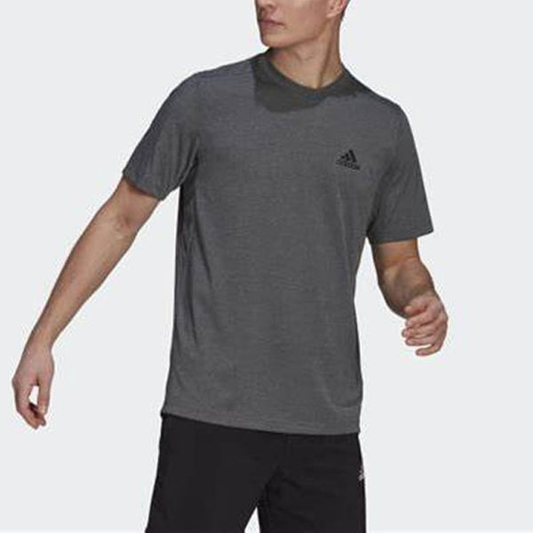 Adidas Aeroready Designed to Move Feelready Sport Tee 'Dark Grey', Gray