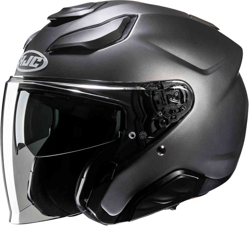 F31 HJC Hard Jet Helmet, Titanium Matte