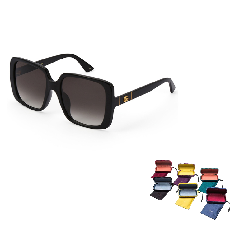 Gucci Unisex Sunglasses Black