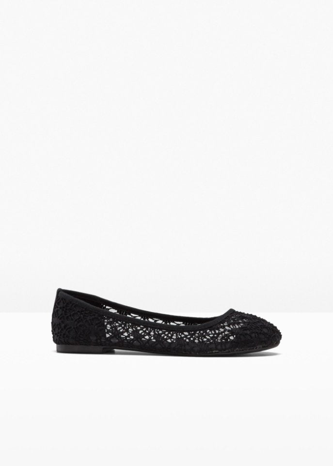 Bodyflirt ballet flats, black