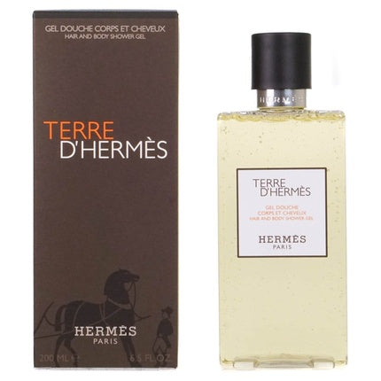 Hermes Terre D'Hermes Men's Shower Gel for Hair and Body, 6.8 oz, Hermes