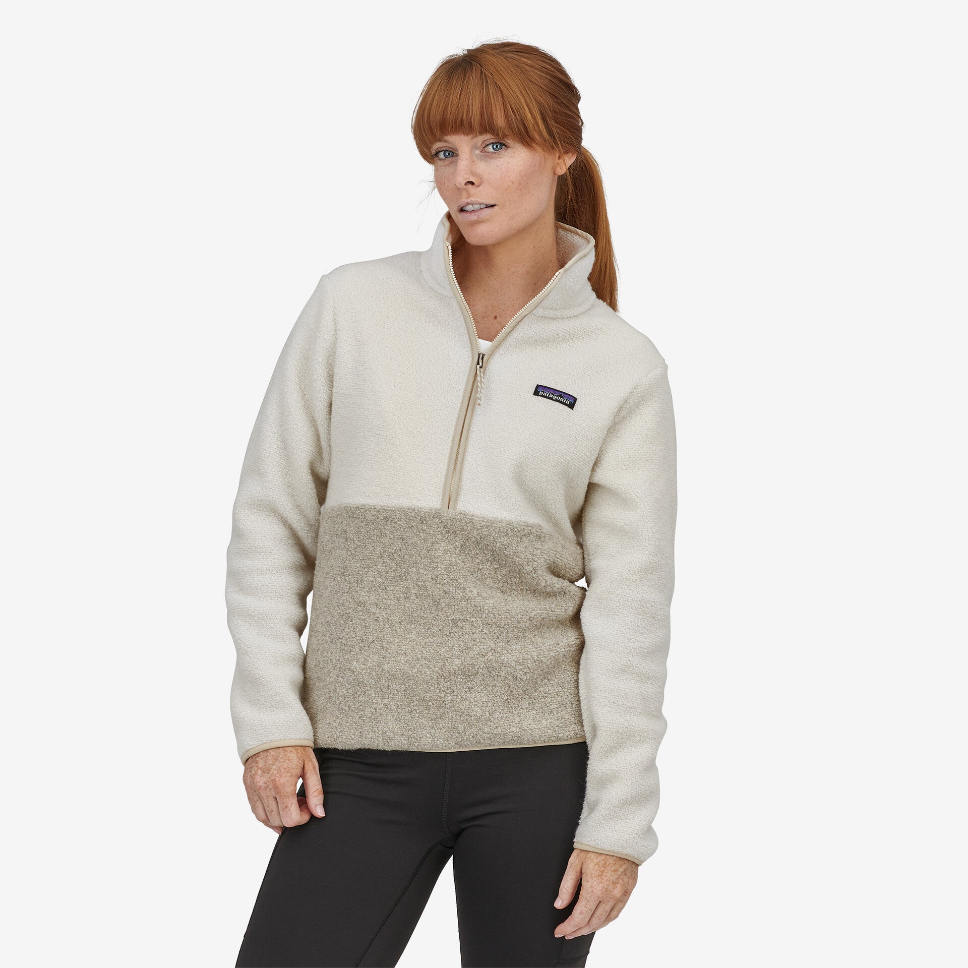 Women's Patagonia Reclaimed Fleece Pullover in Obsidian Plum