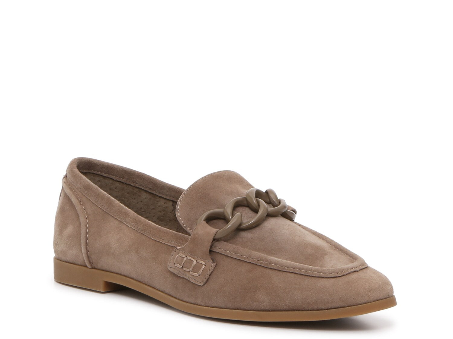 Steve Madden Cardena suede loafers, taupe