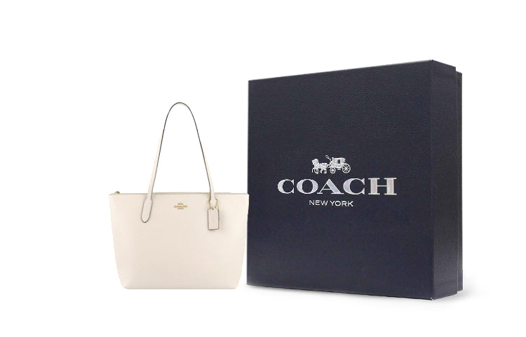 Women's Coach Top Zip Tote