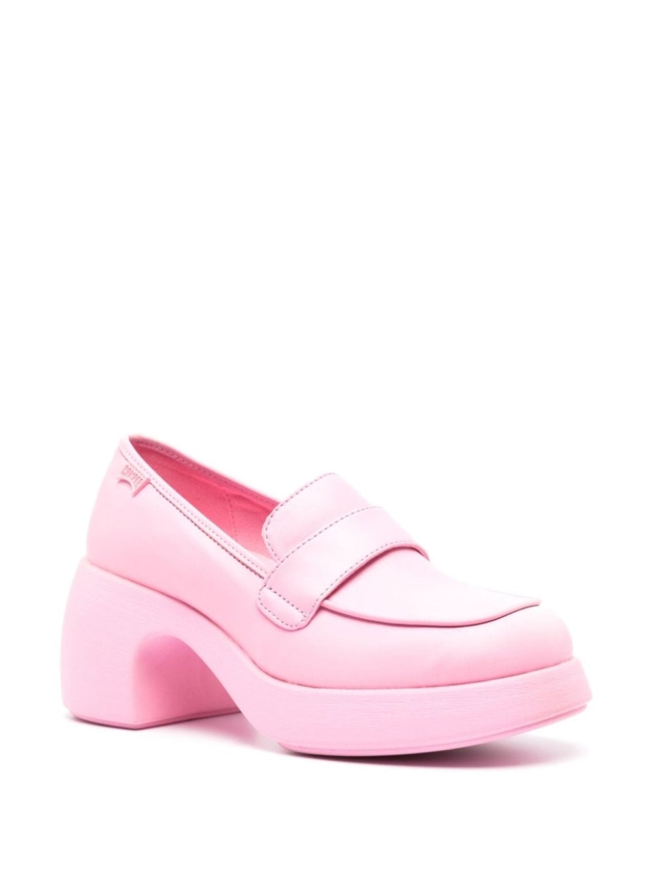 Camper Thelma 67 Block Heel Loafers Pink