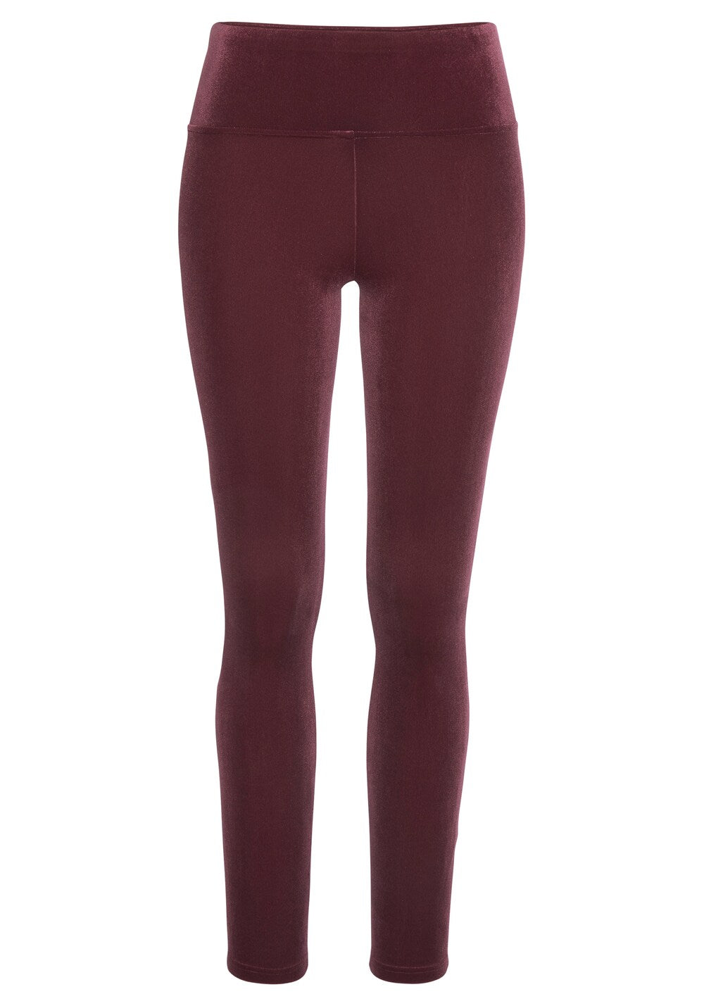 Skinny leggings Lascana, burgundy