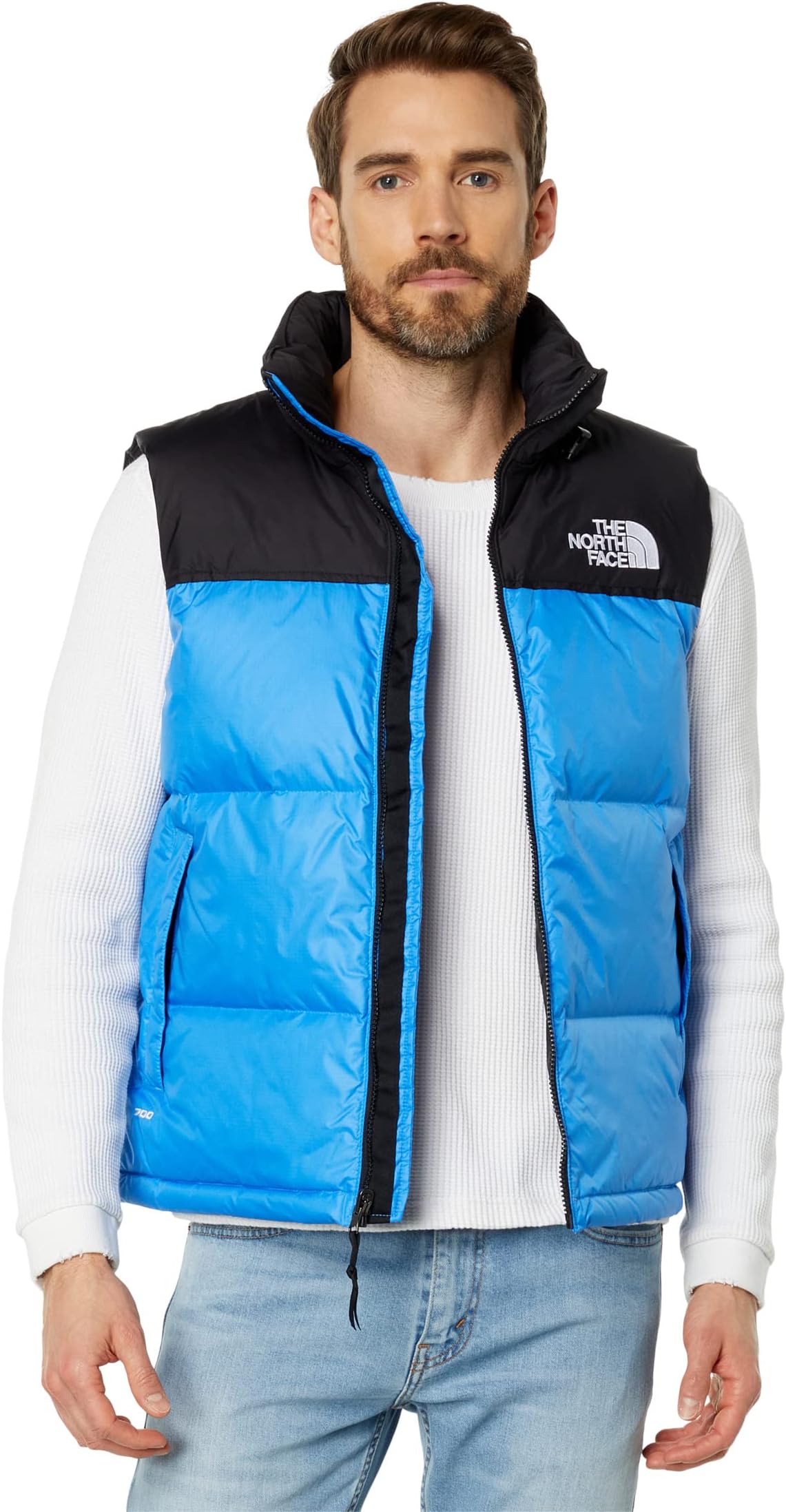 سترة The North Face Retro 1996 Nuptse باللون الأزرق Super Sonic