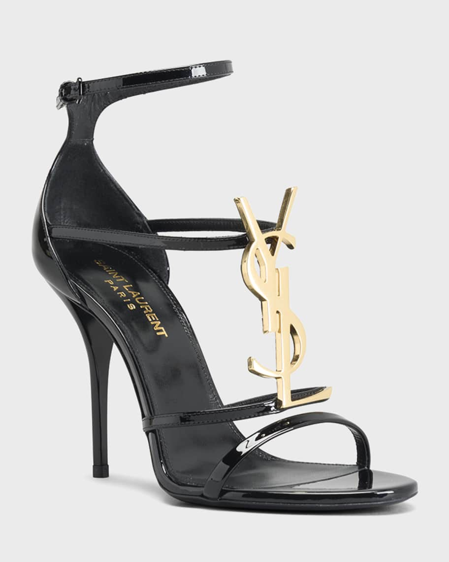 Cassandra YSL Medallion Sandals Saint Laurent