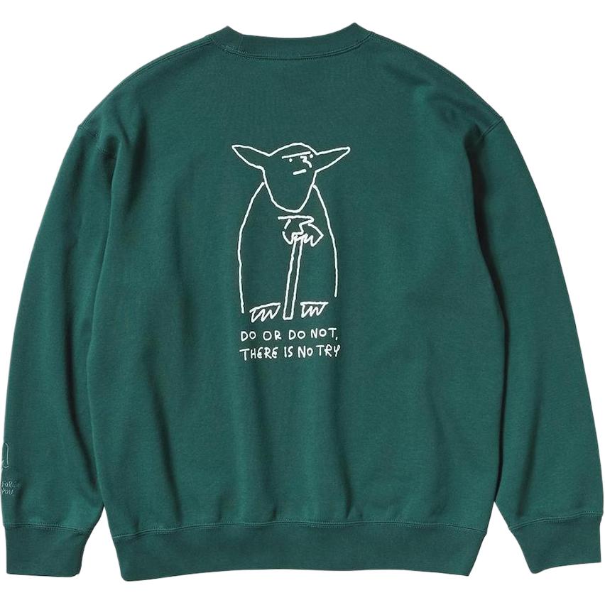 Yu Nagaba Collaboration Unisex Sweatshirt Turquoise Uniqlo, turquoise