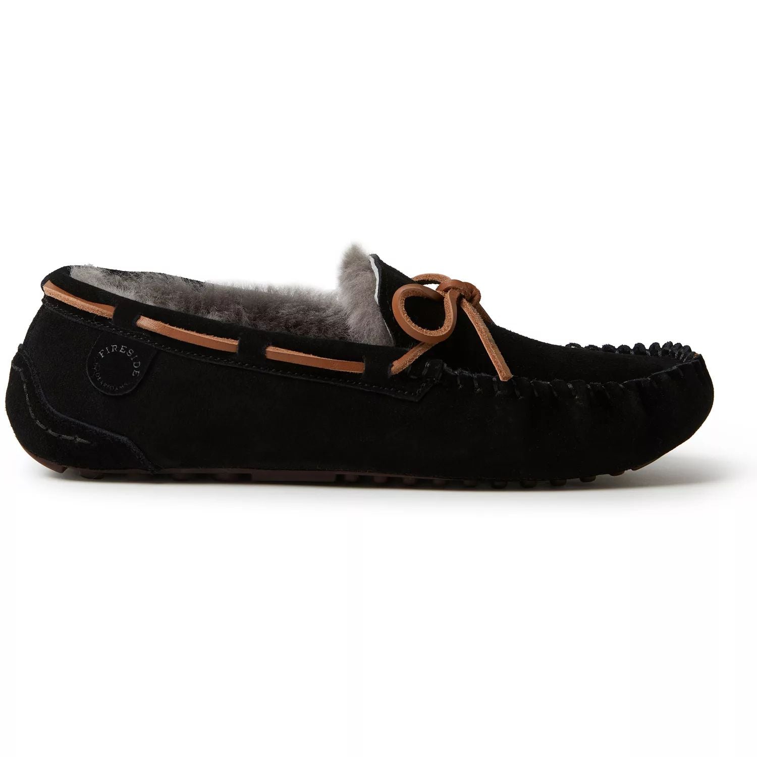 Men's moccasins Fireside By Dearfoams Victor Shearling