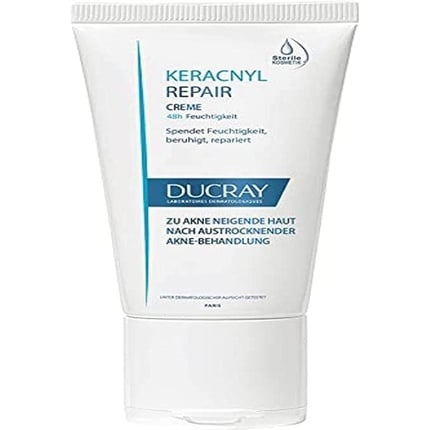 Repairing cream Keracnyl 50 ml for acne-prone skin, Ducray