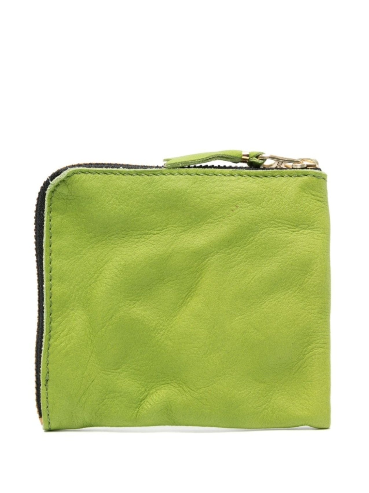 Comme Des Garçons Wallet cardholder with zipper, green