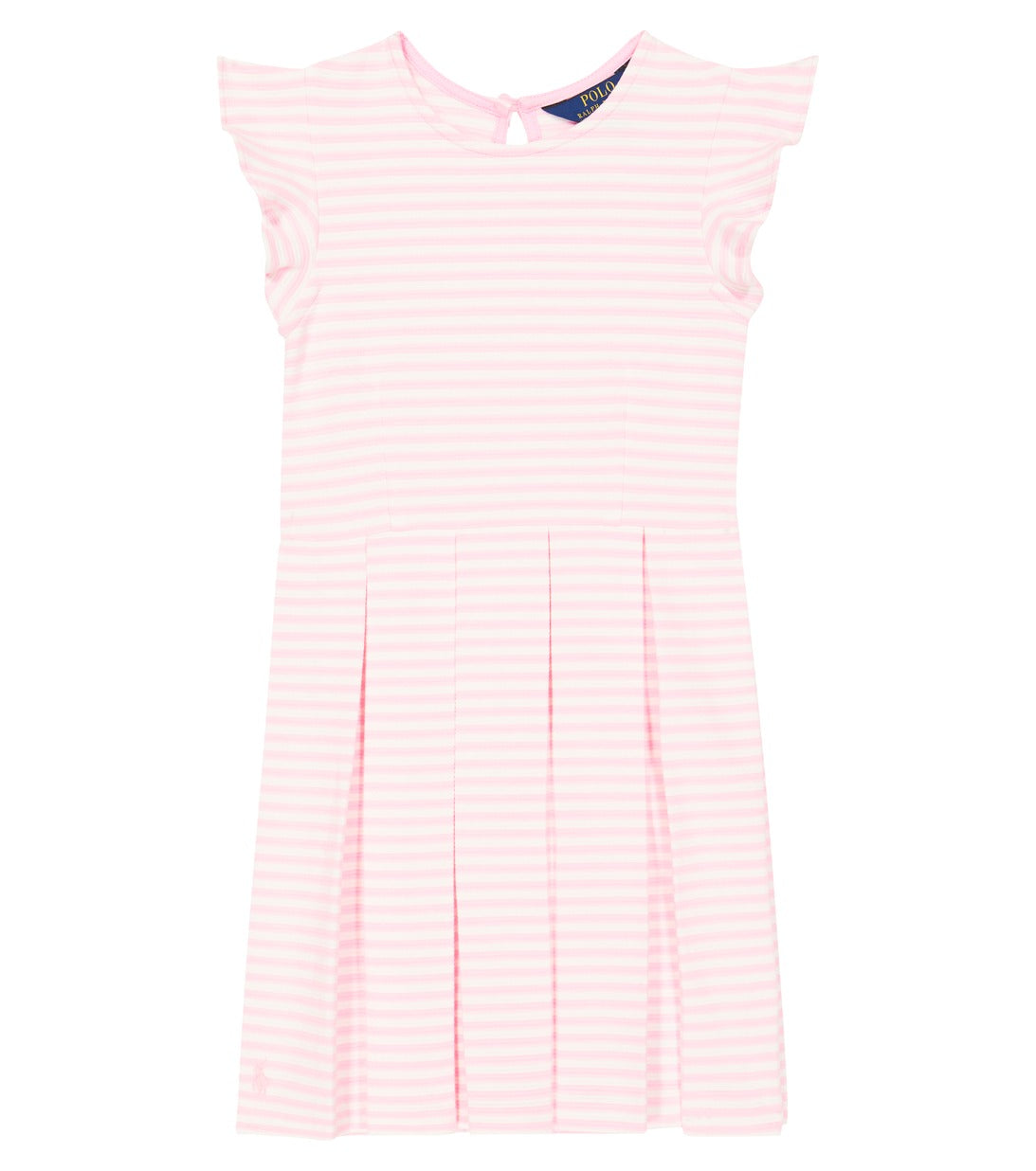 Polo Ralph Lauren Cotton Blend Ruffle Dress, Pink