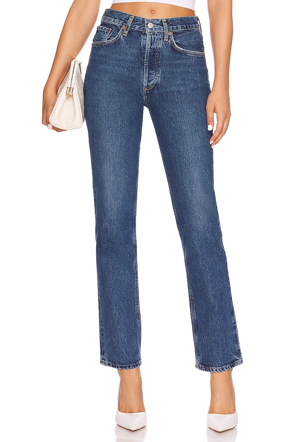 AGOLDE Lana Mid Jeans, Sphere color