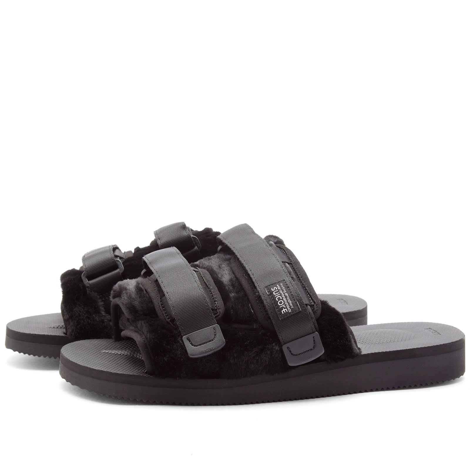 Suicoke Moto-Furab sandals, black