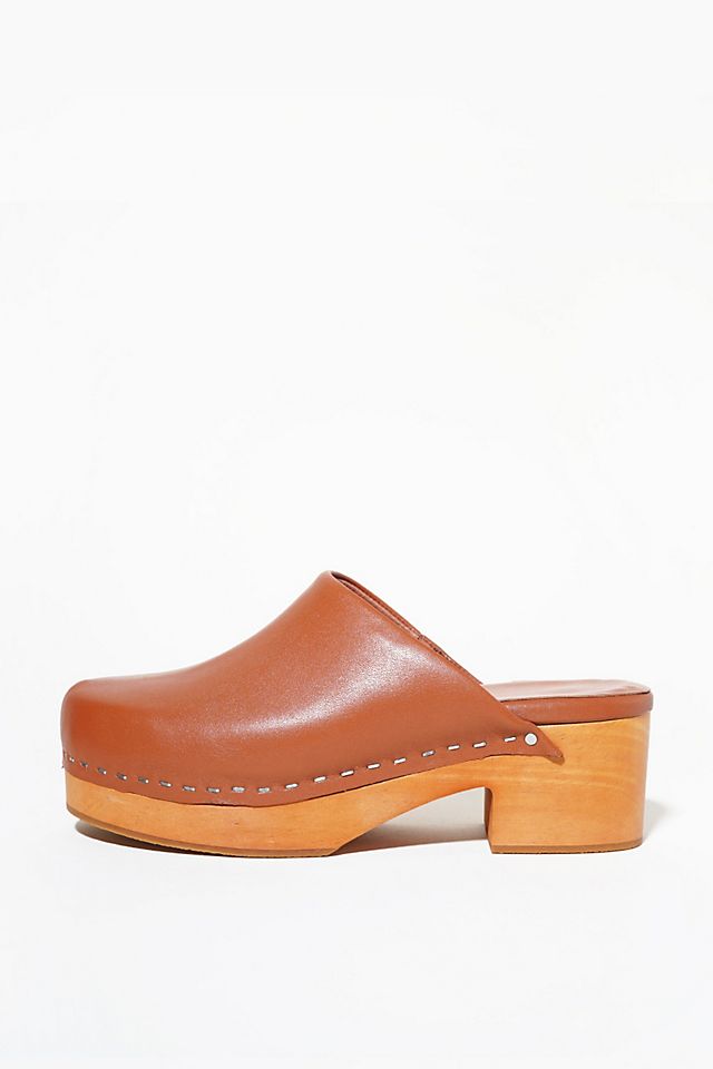 Charlotte Stone Martino Low Heel Clog, Honey