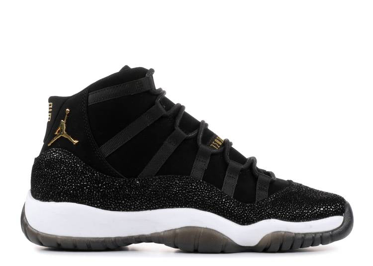 حذاء رياضي AIR JORDAN 11 RETRO PREMIUM GS 'HEIRESS'، باللون الأسود