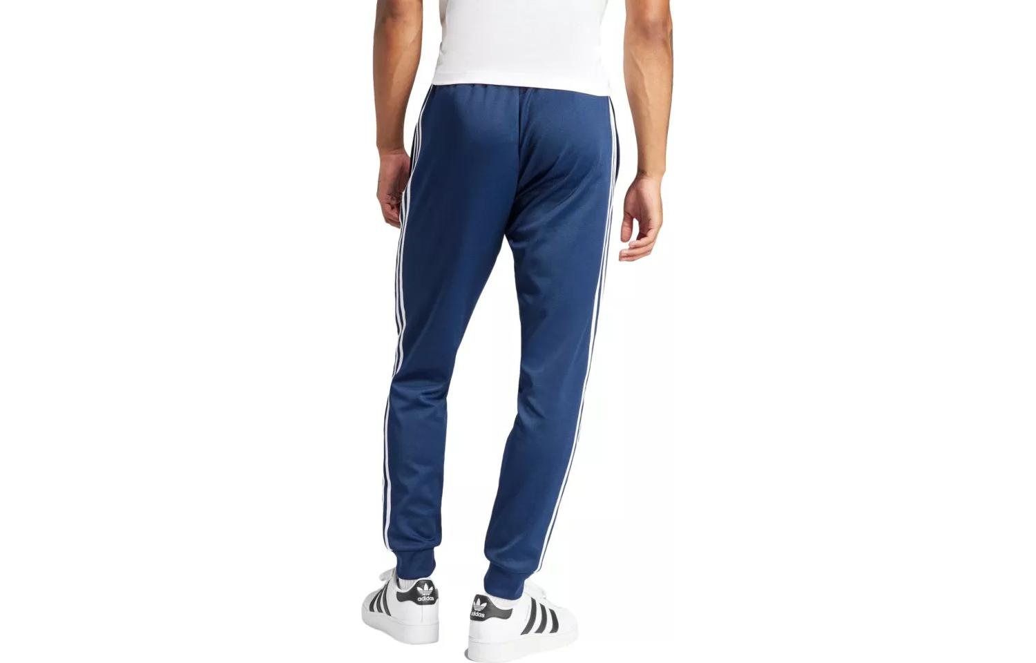 Men's knitted sweatpants blue Adidas Originals, blue