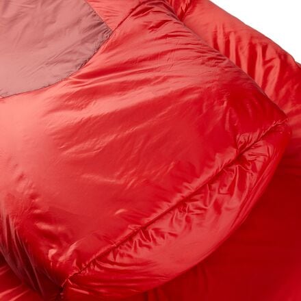 Solar Eco 3 sleeping bag: 20F Rab synthetic, Oxblood Red