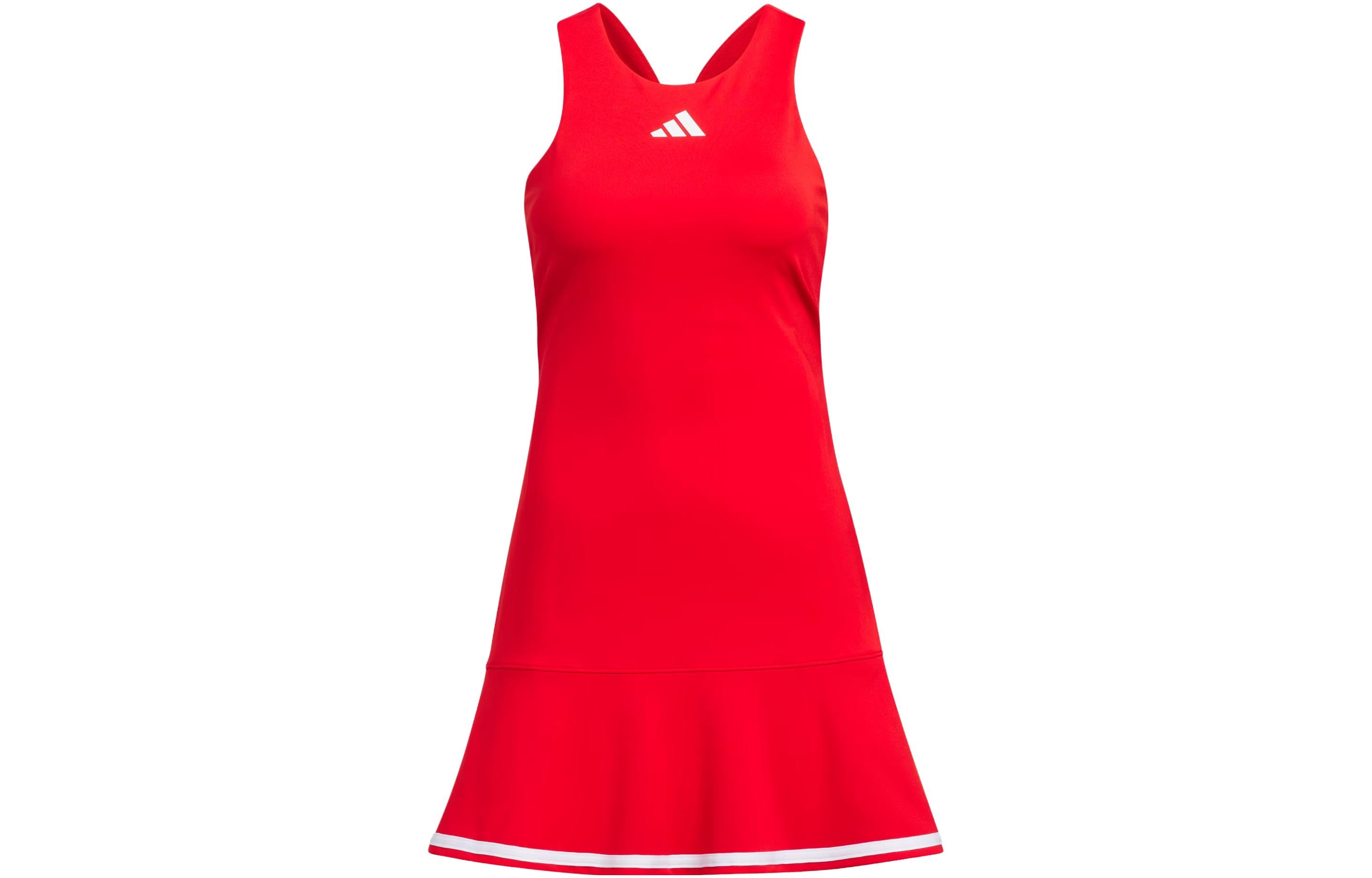 Sleeveless Dress for Women's Tennis Team China Olympic Series, Scarlet Adidas