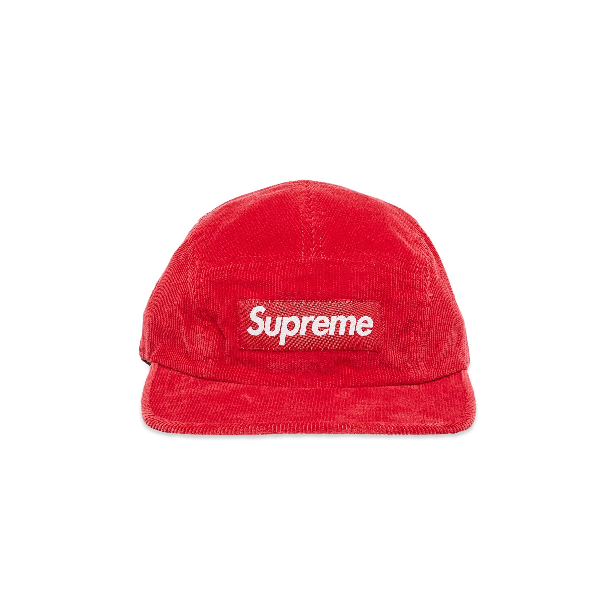 Supreme Corduroy Cap Red