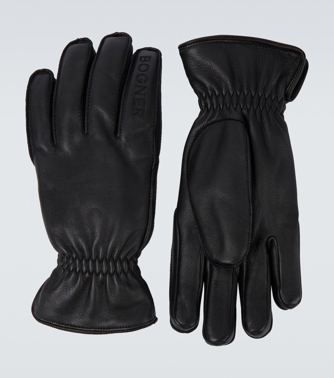 Giovanni leather gloves Bogner, black