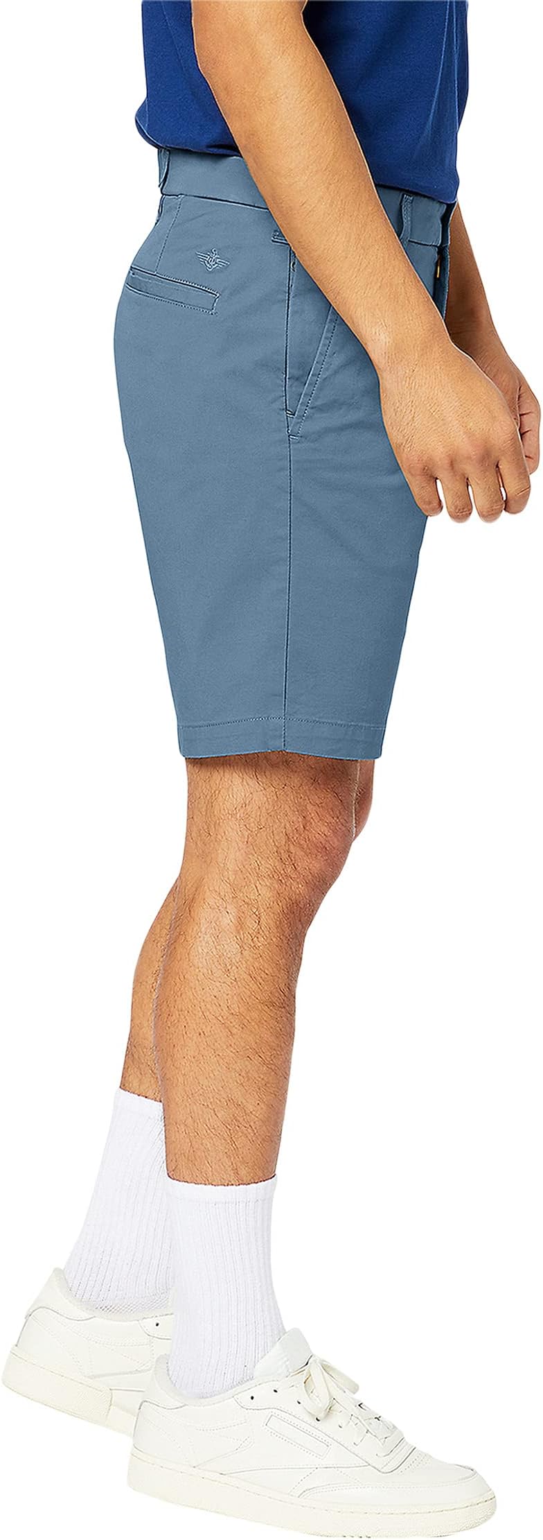 Supreme Flex Ultimate Dockers Shorts in Blue Shadow