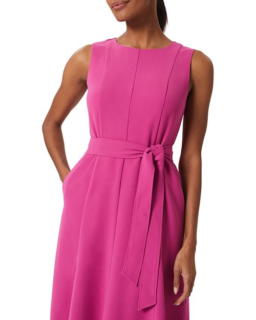 Rory Tie Waist Dress HOBBS LONDON Pink