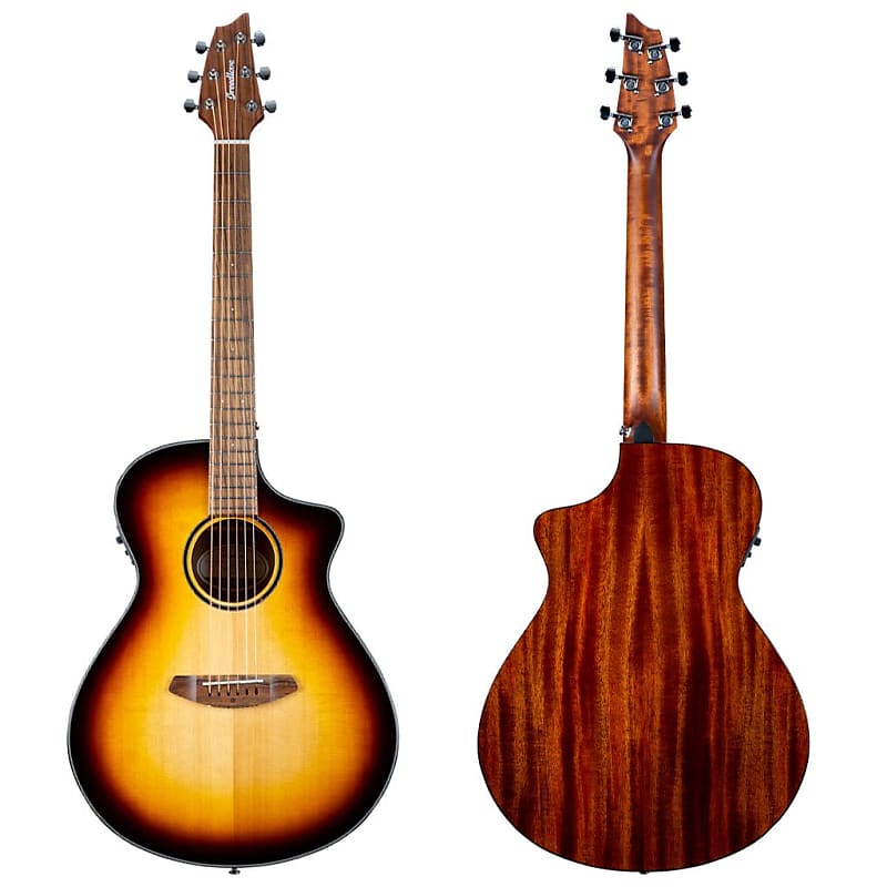 جيتار صوتي Breedlove Discovery S Concert Edgeburst CE جيتار كهربائي صوتي Sitka