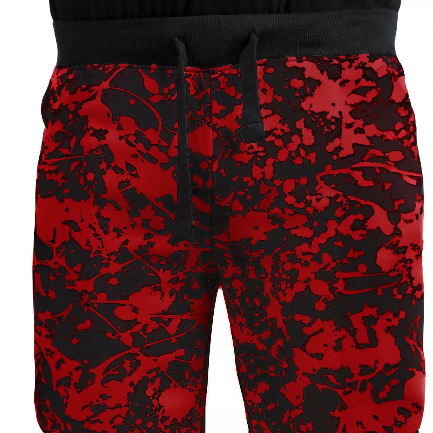 Vibes Men's Printed Fleece Shorts, 13" Inseam with elastic waist