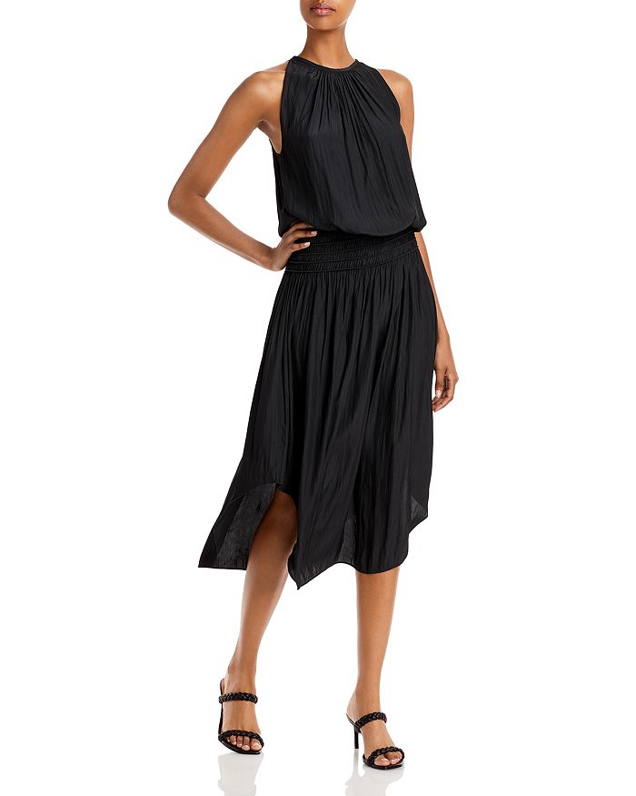 Audrey Ramy Brook Drop Waist Sleeveless Midi Dress