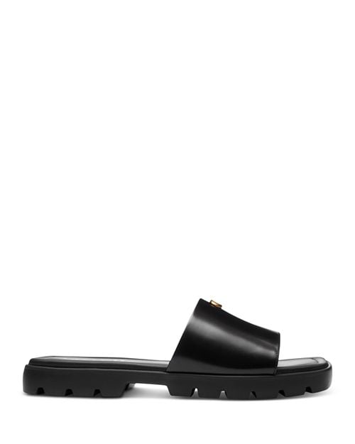 COACH Women's Florence Square Toe Slides, Black