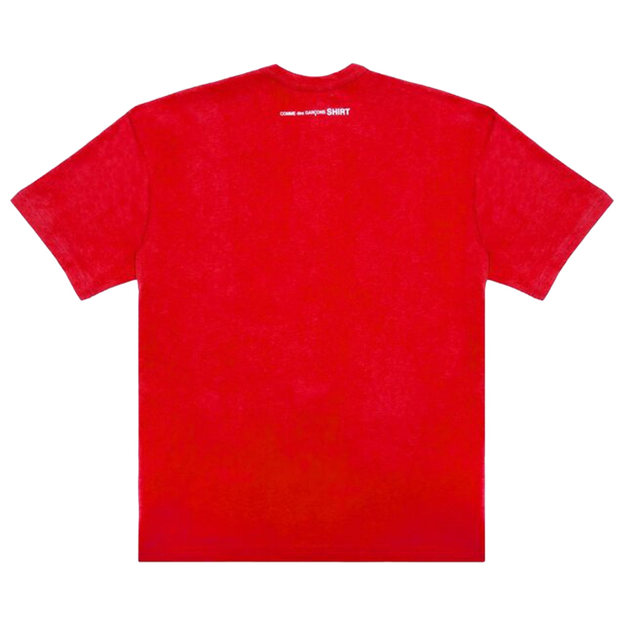 Comme des Garçons SHIRT Red knitted shirt