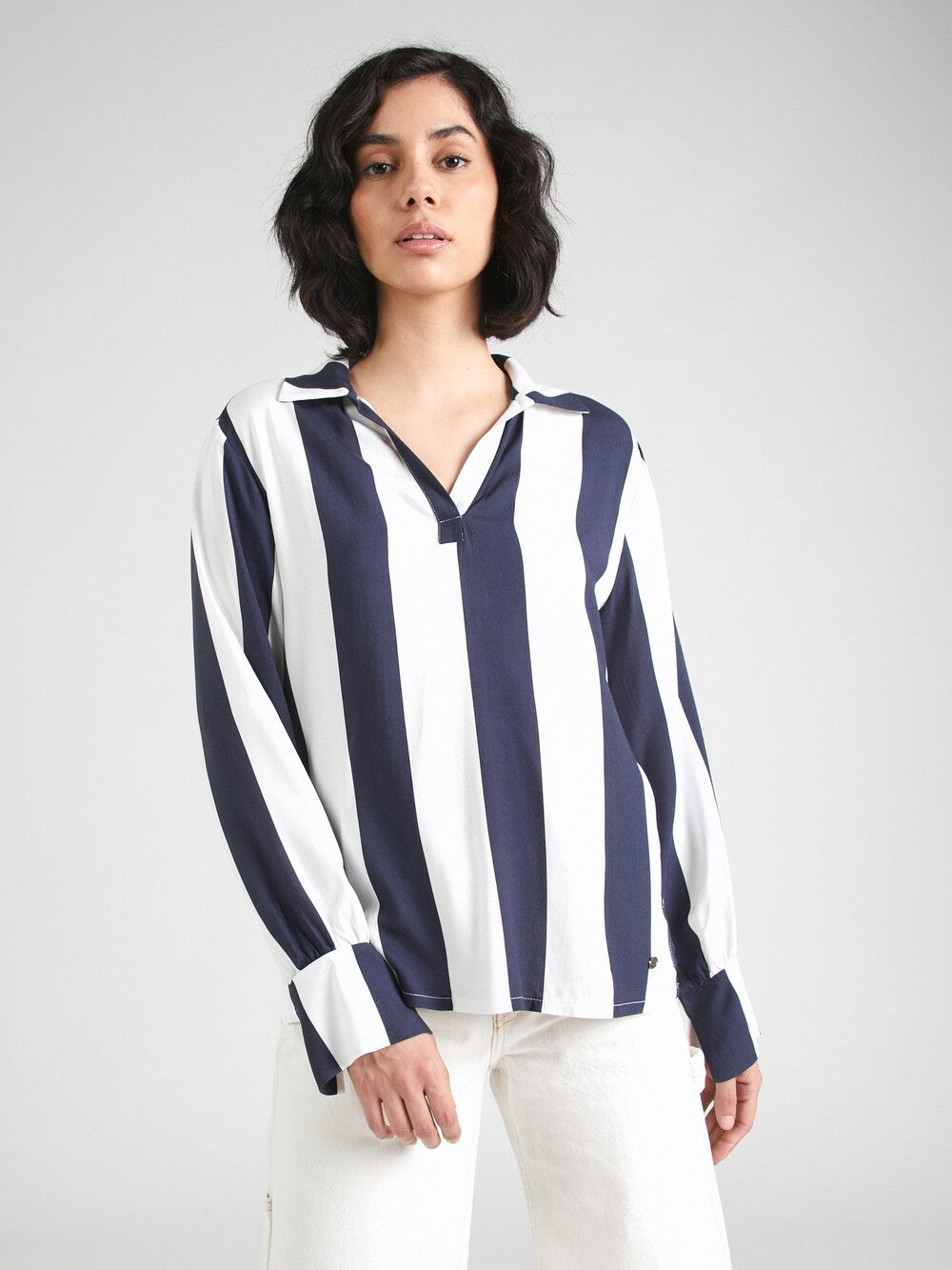 Key Largo REFEREE blouse, navy/white