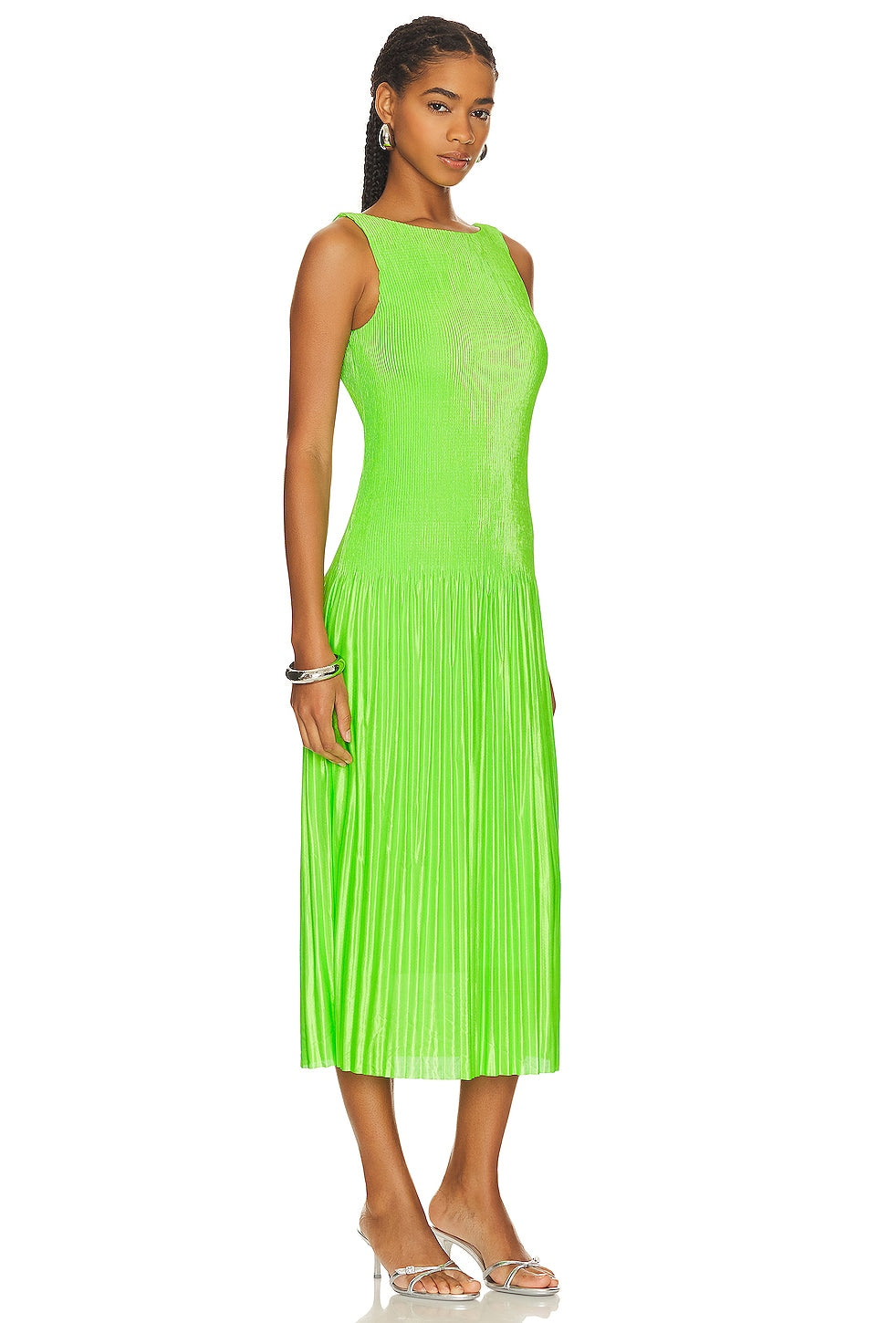 NBD Ekta midi dress, Jasmine Green