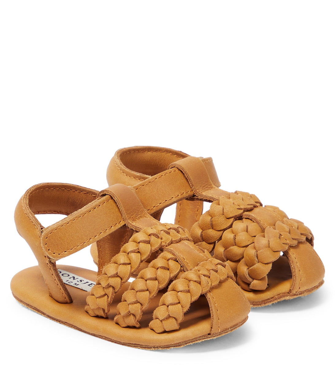 Baby Pam Donsje leather sandals, brown