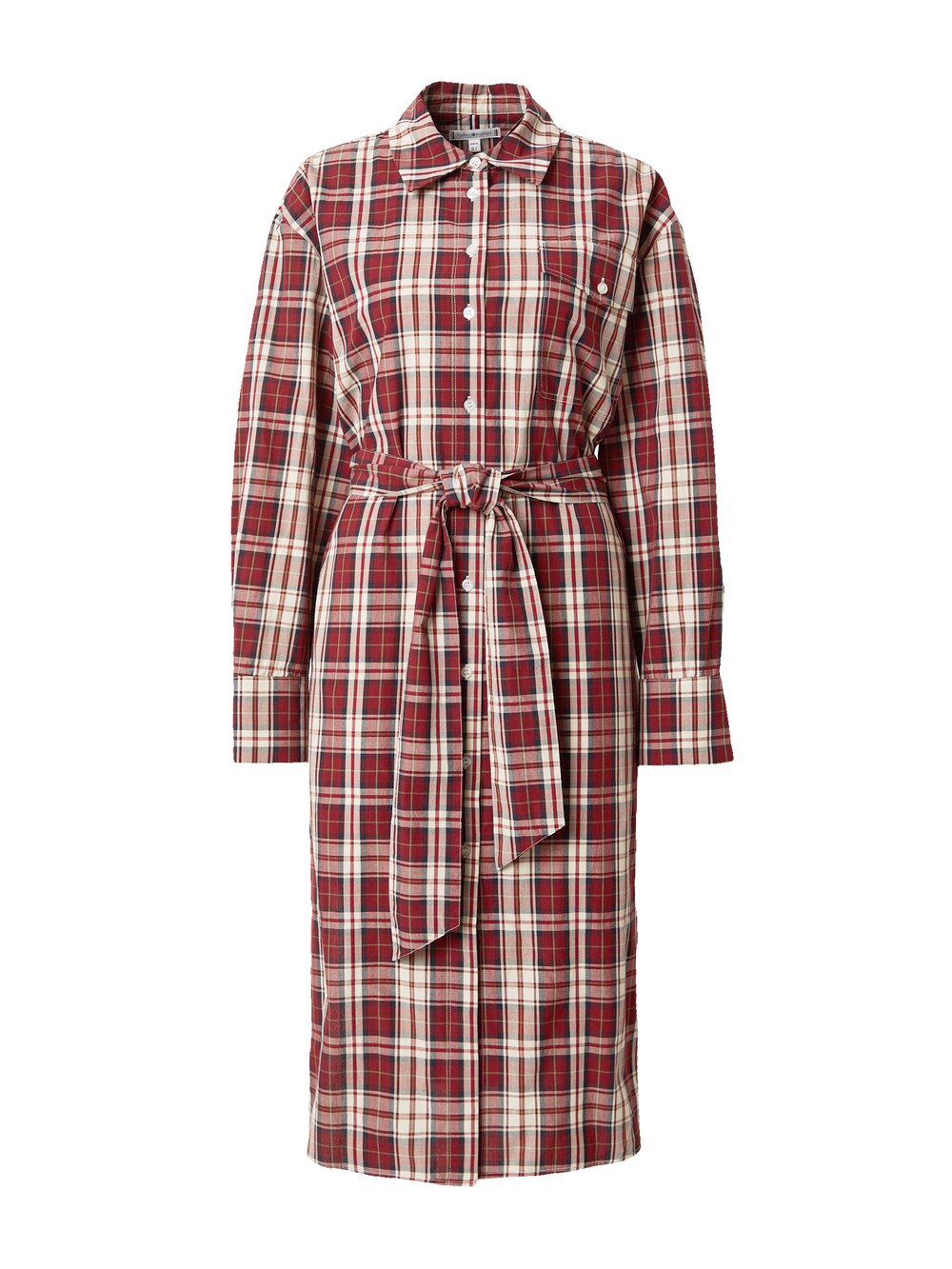 Shirt-dress TOMMY HILFIGER, carmine red