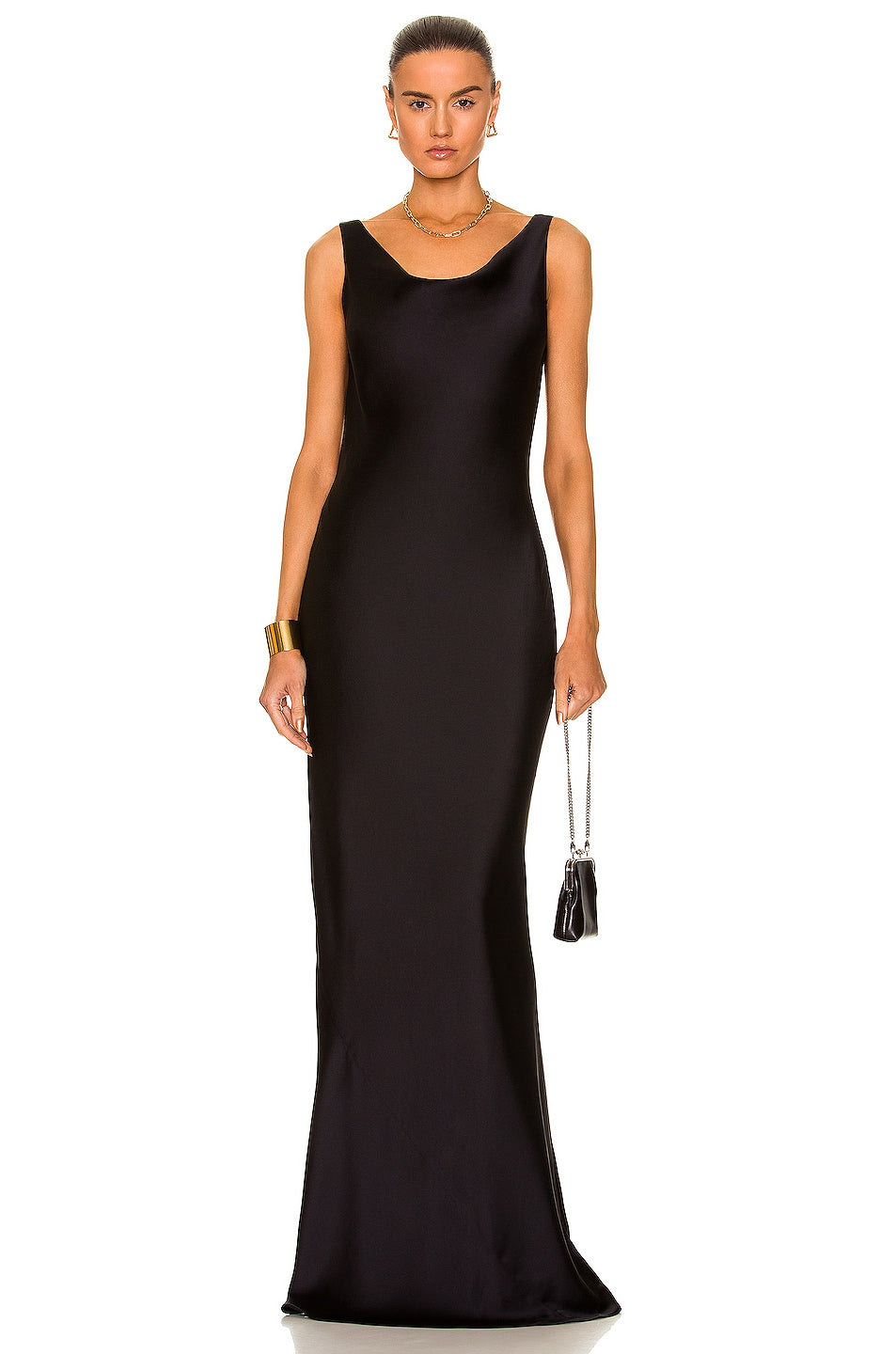 Norma Kamali Maria Gown dress, black